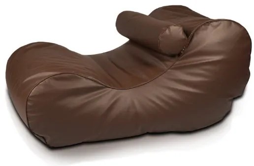 Babzsák nyugágy XL öko-bőr TiaHome - oliva zöld