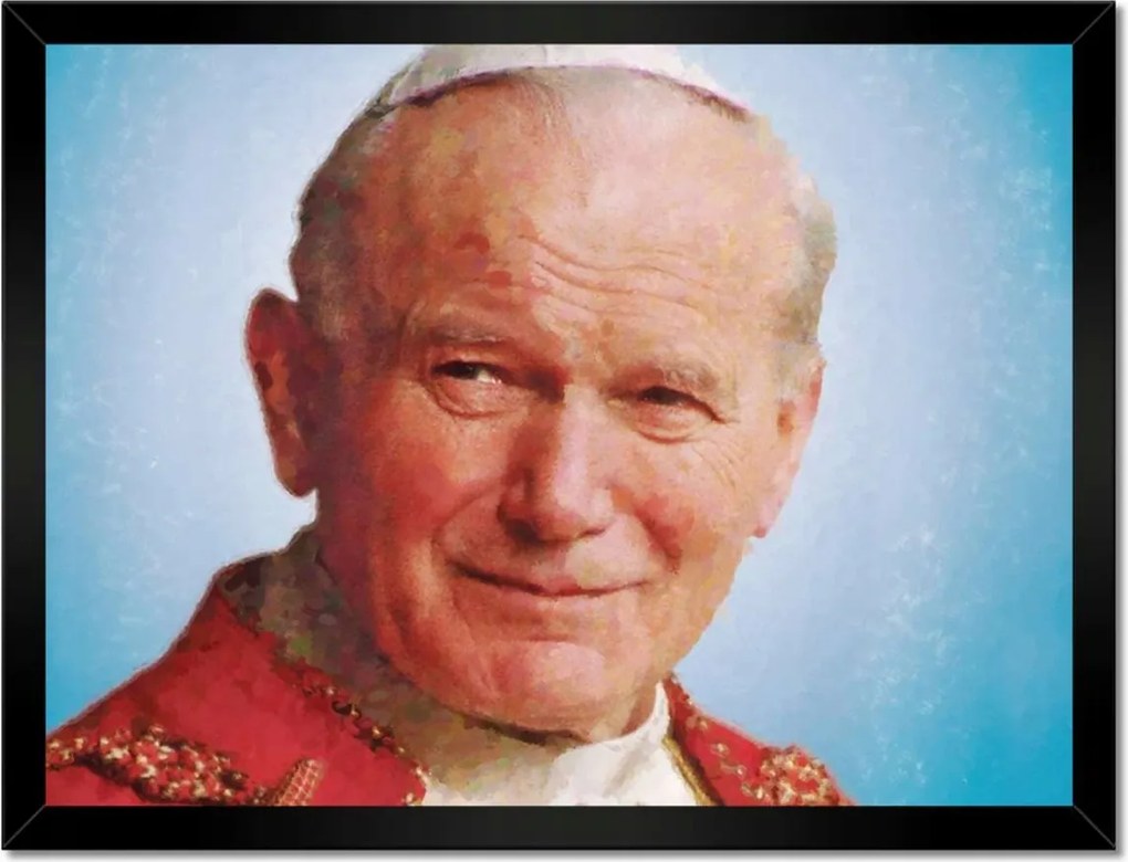 Poszterek keretben 40x30 II. János Pál pápa