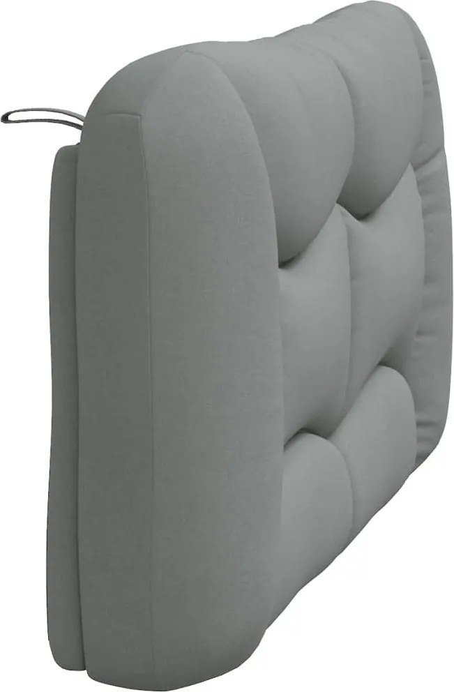 világosszürke szövet fejtámla párna Hvar 140 cm