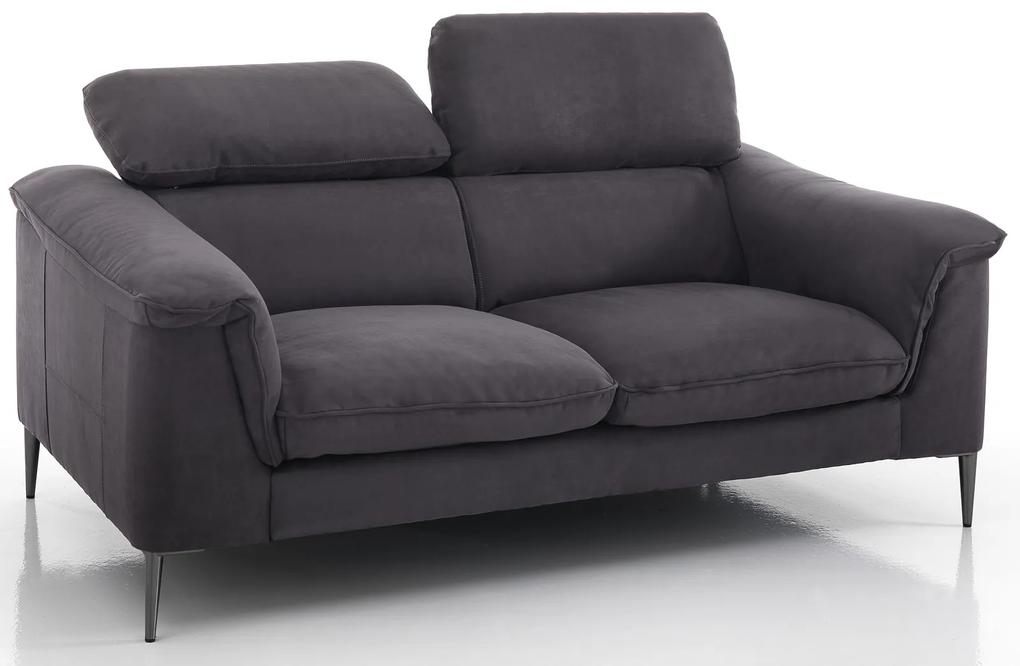 ISABEL modern 2 személyes kanapé - antracit - 170cm