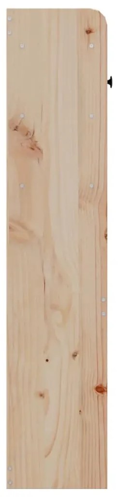 tömör fenyőfa fejtámla tárolóval 75 cm