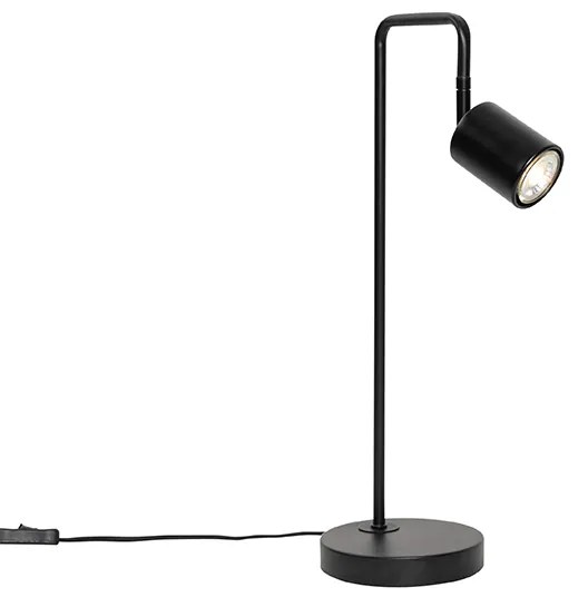 Modern asztali lámpa fekete állítható - Java
