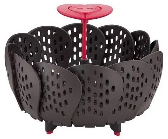 Tefal - Gőzölő kosár INGENIO fekete/piros