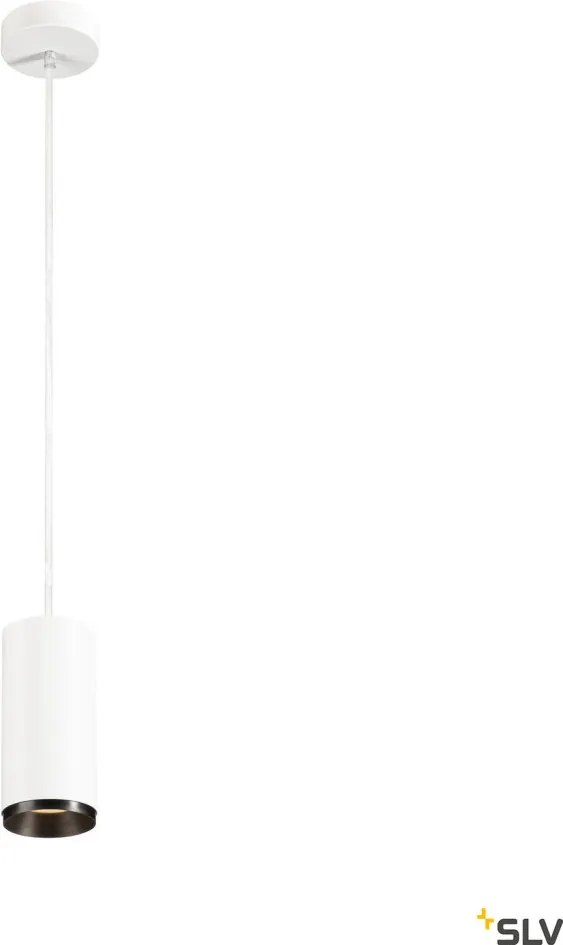 SLV 1004247 NUMINOS PD PHASE M Hengeres Függesztett Lámpa Fehér, Fekete LED IP20