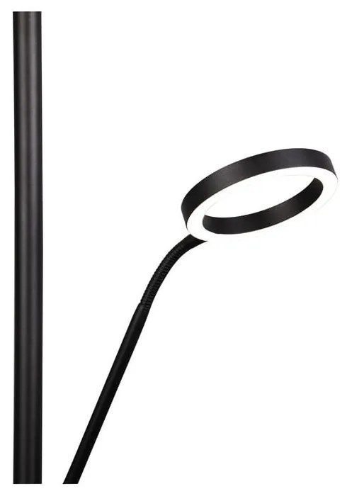Fekete LED állólámpa (magasság 180 cm) Willis – Trio