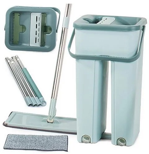 Kétkamrás mop csavaró mechanizmussal