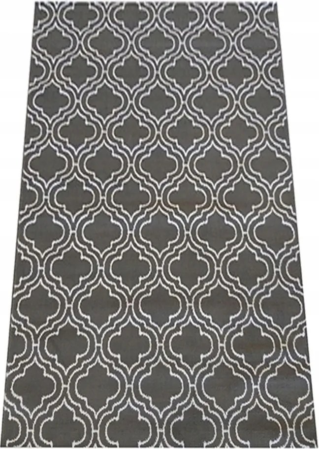 Soho 01 fehér-szürke szőnyegdarab 80x150