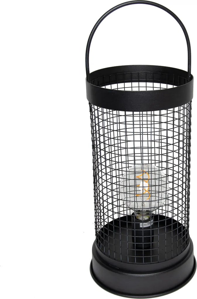 Modern asztali lámpa szürke 52 cm - Horario