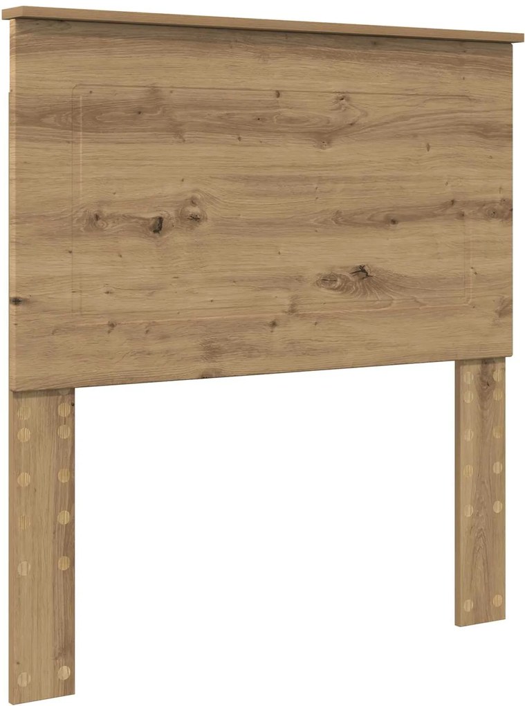 vidaXL Fejtámla Artisan tölgy 100 cm Faanyag