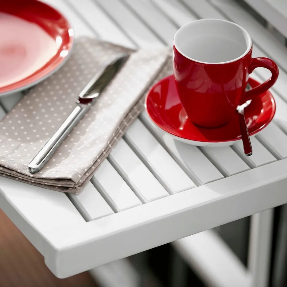 LODGE erkély-asztal, fehér