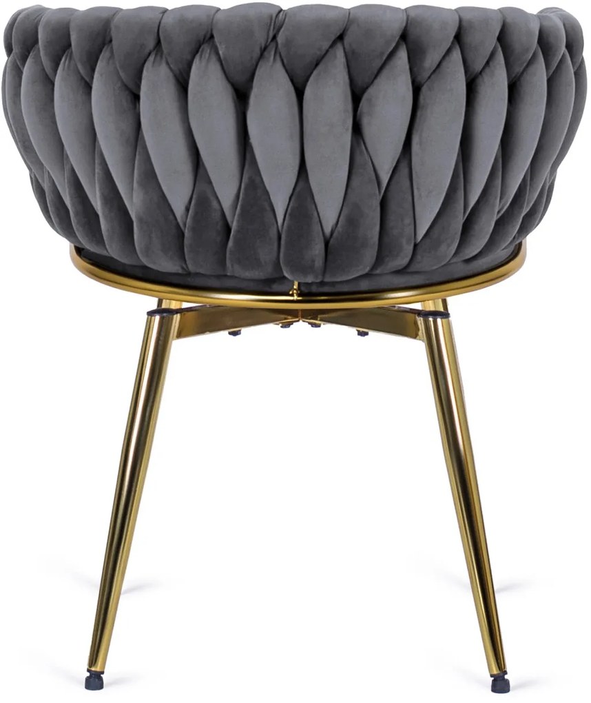 Elegáns Forgó Étkezőszék Szürke Színben. RUBI