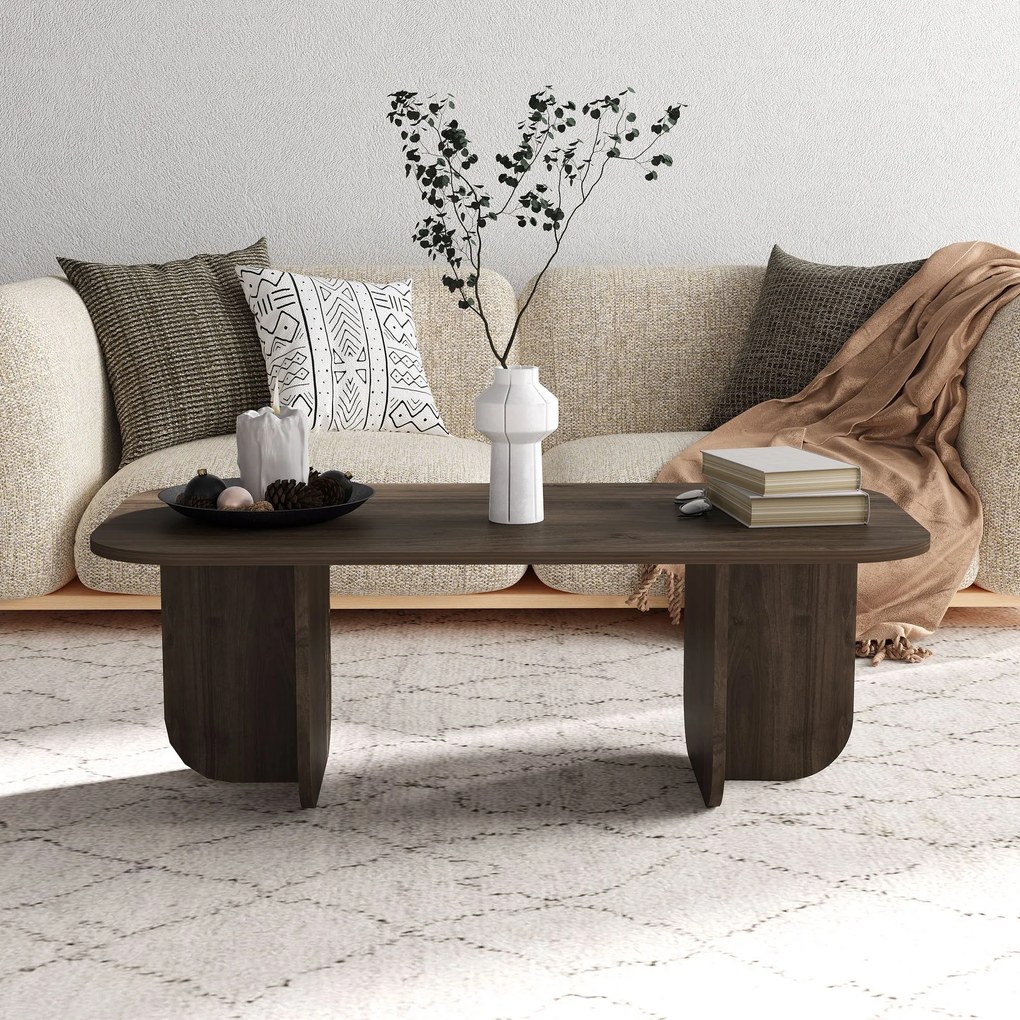 Dohányzóasztal Becaj - Walnut