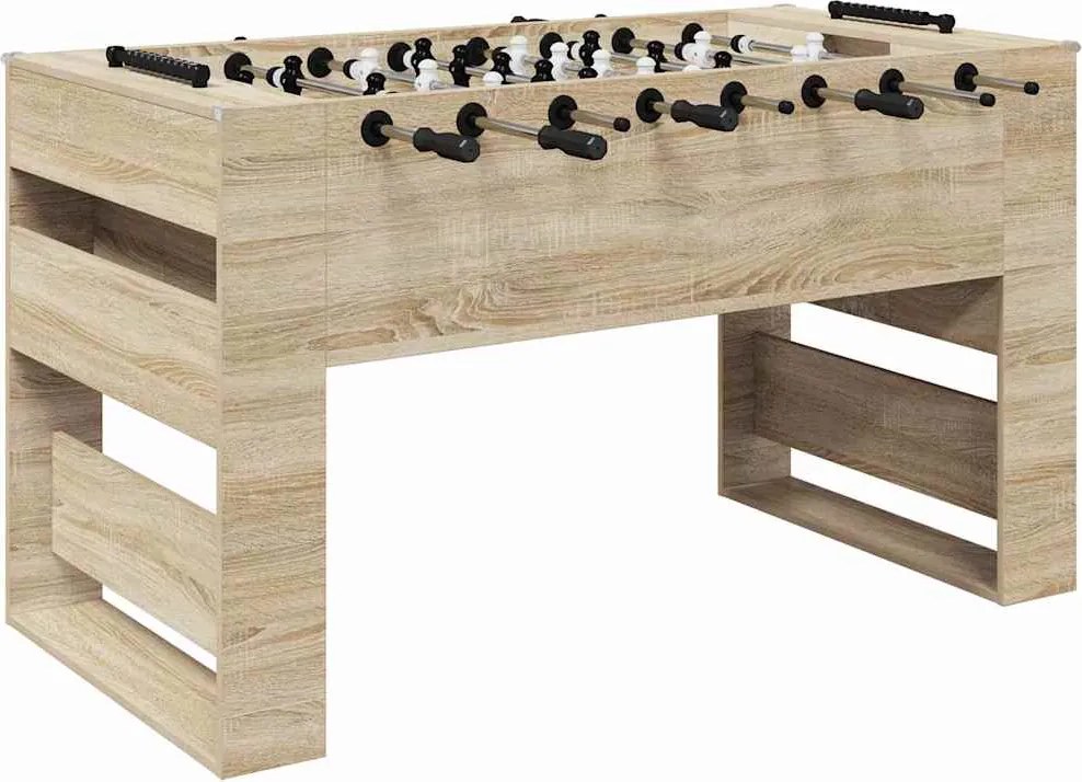 vidaXL Foci Asztal Sonoma tölgy 146,5 x 74 x 85 cm Faanyag