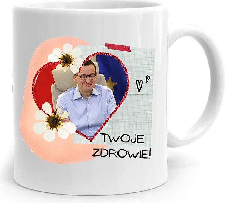 Bögre Politikus Miniszterelnök Mateusz Morawiecki Pis