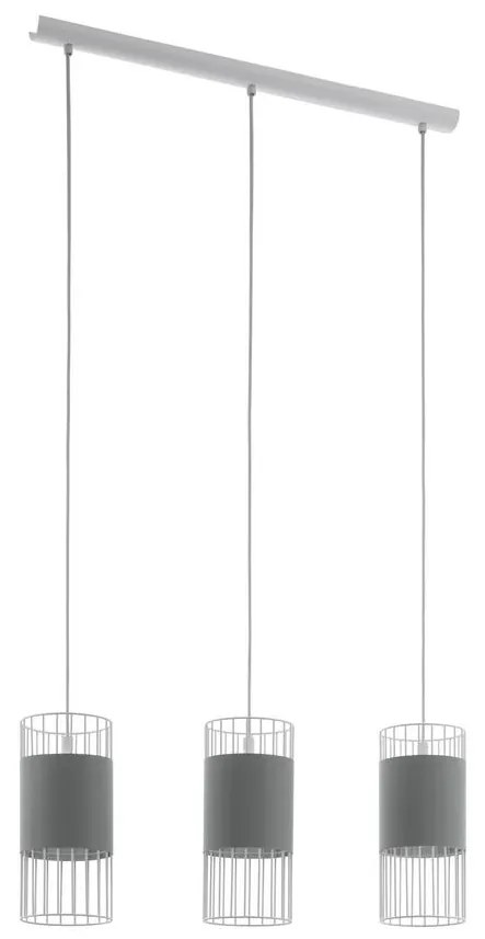 Eglo 97955 - Csillár zsinóron NORUMBEGA 3xE27/60W/230V