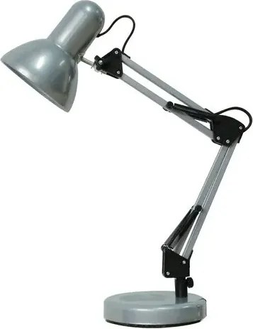 íróasztali lámpa e27 60w ezüst samson