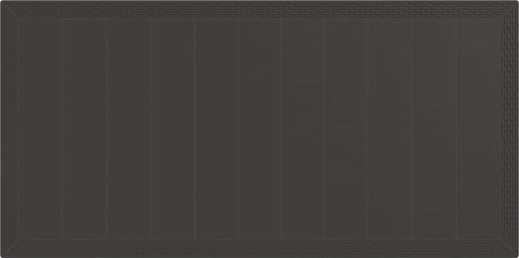 vidaXL Kert étkező szett 9 pcs Barna Polipropilén