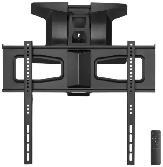 MK FLORIA MKF-21DM647-Falra szerelhető TV-tartó forgatható csuklóval 70" fekete +távirányítóval