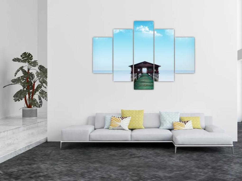 Kép a házról a tengeren (150x105 cm)