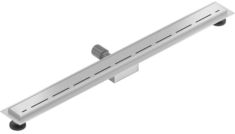Mexen Lapos rozsdamentes acél zuhanyfolyó 90 cm minta M03, 1022090-15