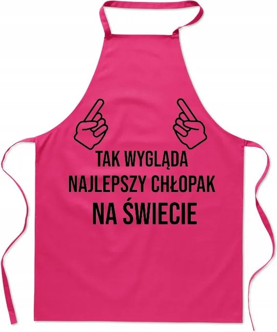 Konyhai kötény Fiúk napja Ajándék Így néz ki a legjobb fiú