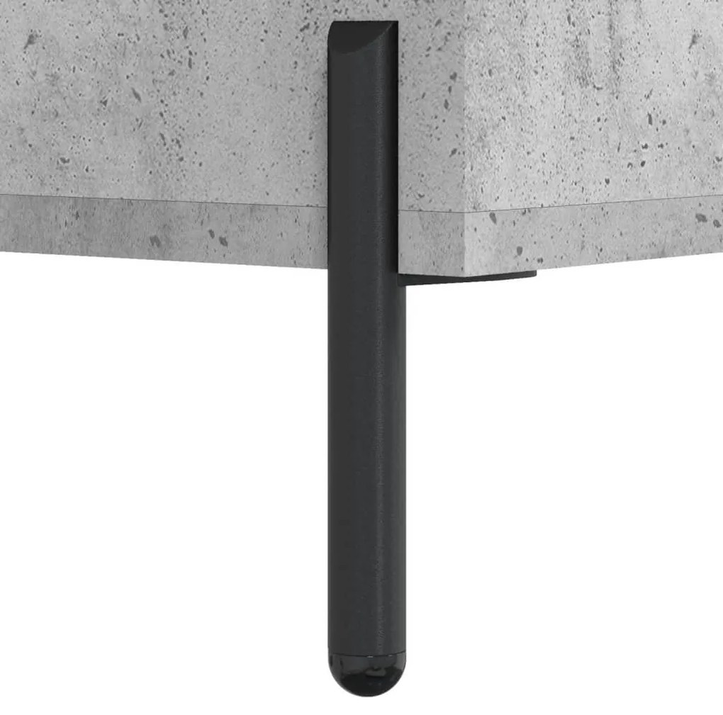 betonszürke szerelt fa cipőpolc 102 x 35 x 55 cm