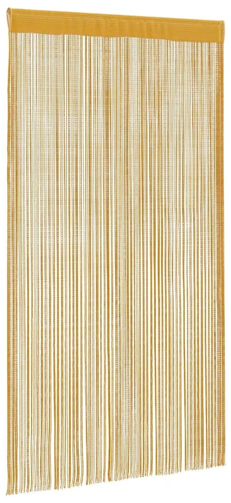 2 db arany zsinórfüggöny 100 x 250 cm