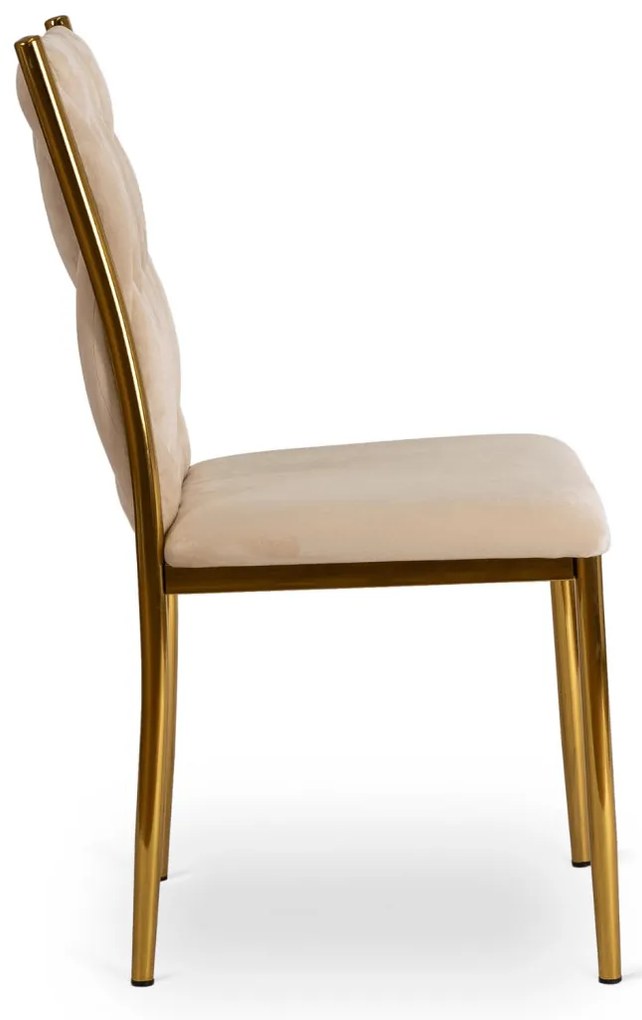 Krém Bársony Étkezőszék. DAN