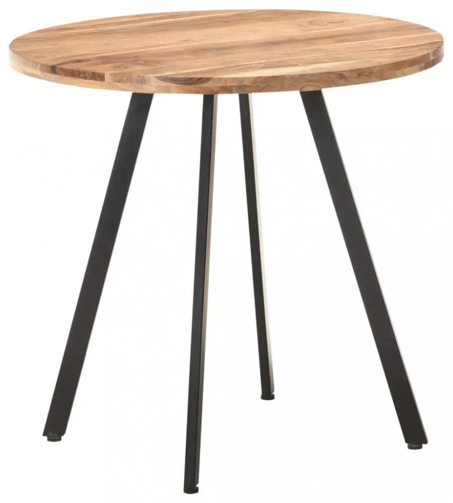 tömör akácfa étkezőasztal 80 cm