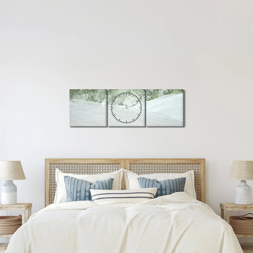 Kép - Absztrakció ecsettel (órával) (90x30 cm)