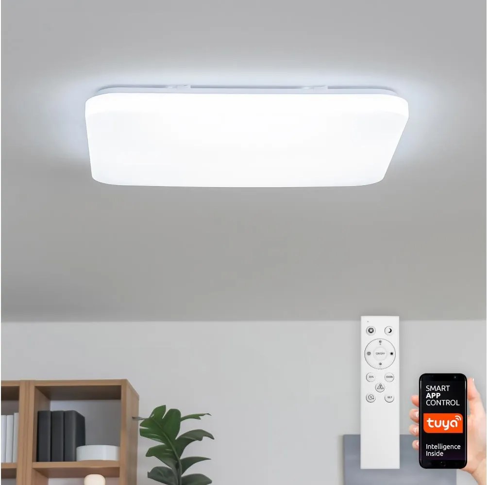 Brilagi - LED dimmelhető mennyezeti lámpatest SMART LED/36W/230V 53x53 cm Wi-Fi Tuya + távirányító