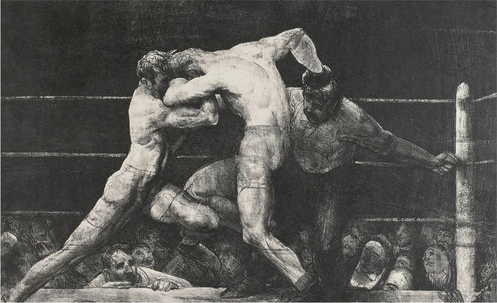 Flizelina Dekoratív fotótapéta az irodába Bokszoló párbaj 416x254 Ragasztó