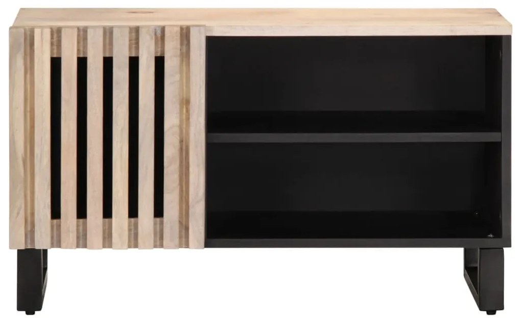 tömör mangófa TV-szekrény 80 x 34 x 46 cm