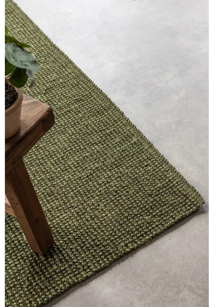 Khaki juta szőnyeg 190x280 cm Bouclé – Hanse Home