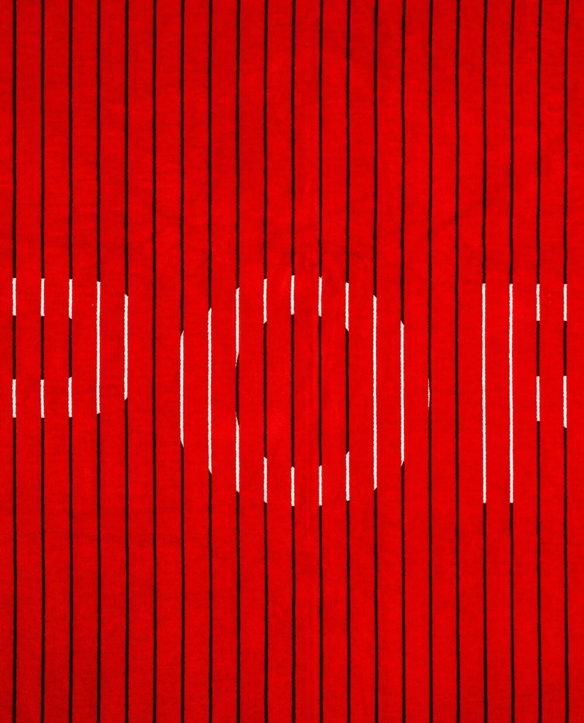 SPORT Strandtörölköző piros 165x90cm