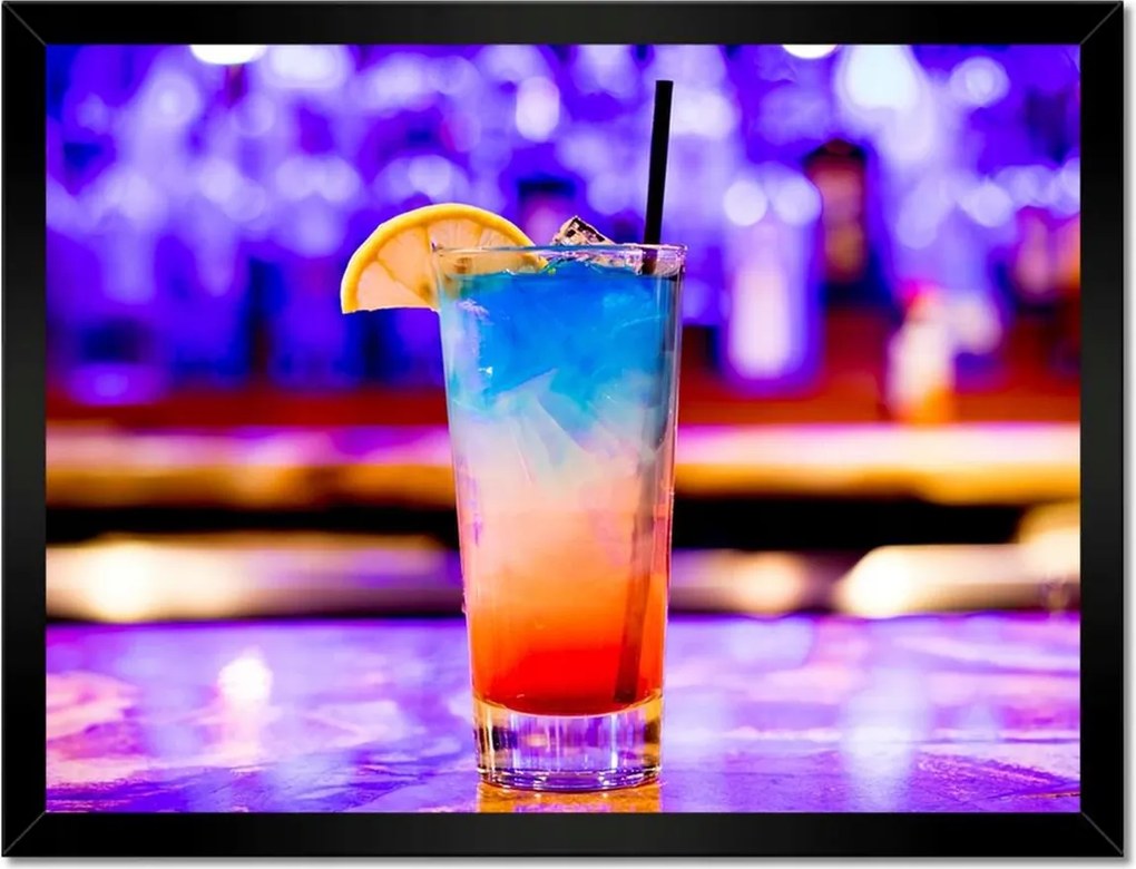 Poszterek keretben 40x30 Színes ital
