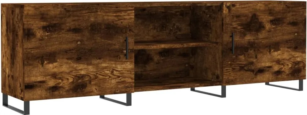vidaXL füstös tölgy színű szerelt fa TV-szekrény 150 x 30 x 44,5 cm