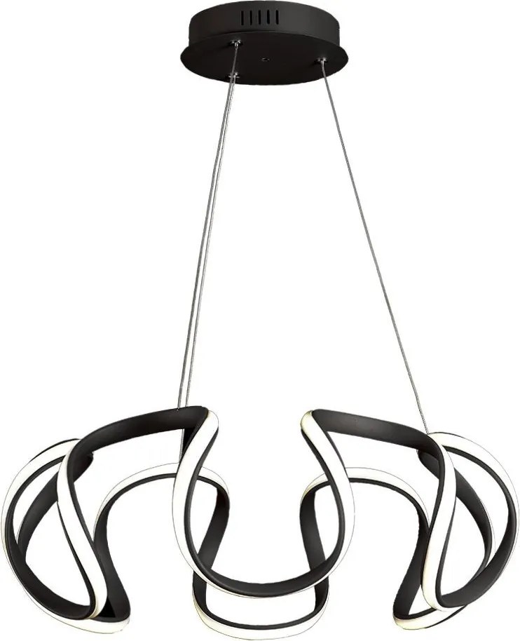 PREZENT 18206 PASSO Modern Led Függesztett Lámpa Fehér, Fekete LED IP20