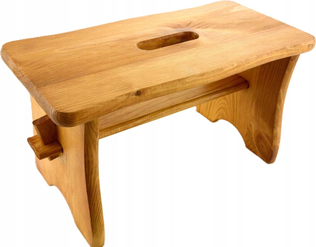 Égerfestett Szék Zsámoly Fából Készült Zsidó Fsc konyhai állvány