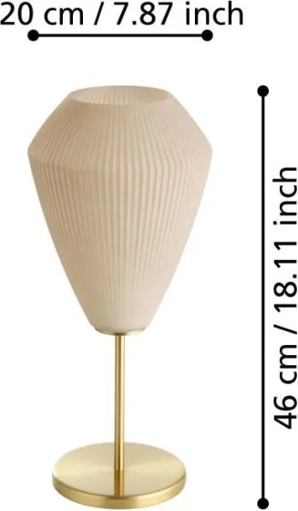 Eglo CAPRAROLA 900814 Asztali lámpa 1x40W/E27 IP20