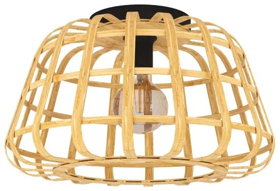 Eglo 390149 - Mennyezeti lámpa MONTEZUELO 1xE27/40W/230V bambusz