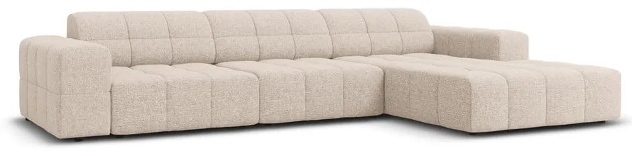 Bézs sarokkanapé (jobb oldali) Chicago – Cosmopolitan Design