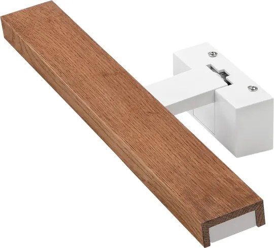 Brilagi - LED fürdőszobai tükörvilágítás 3 az 1-ben WOODY MIRROR LED/8W/230V IP44 fehér/tölgy cseresznye