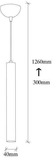 Zsinóros csillár TEMPO 1xE27/40W/230V aranyszínű