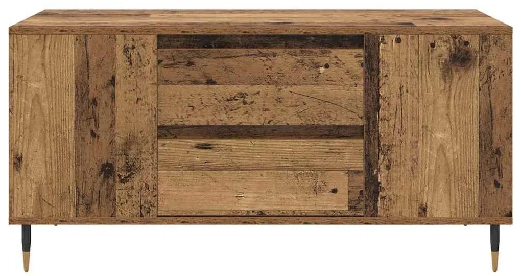 Dohányzóasztal with Drawer Régi fa 102 x 44.5 x 50 cm Faanyag