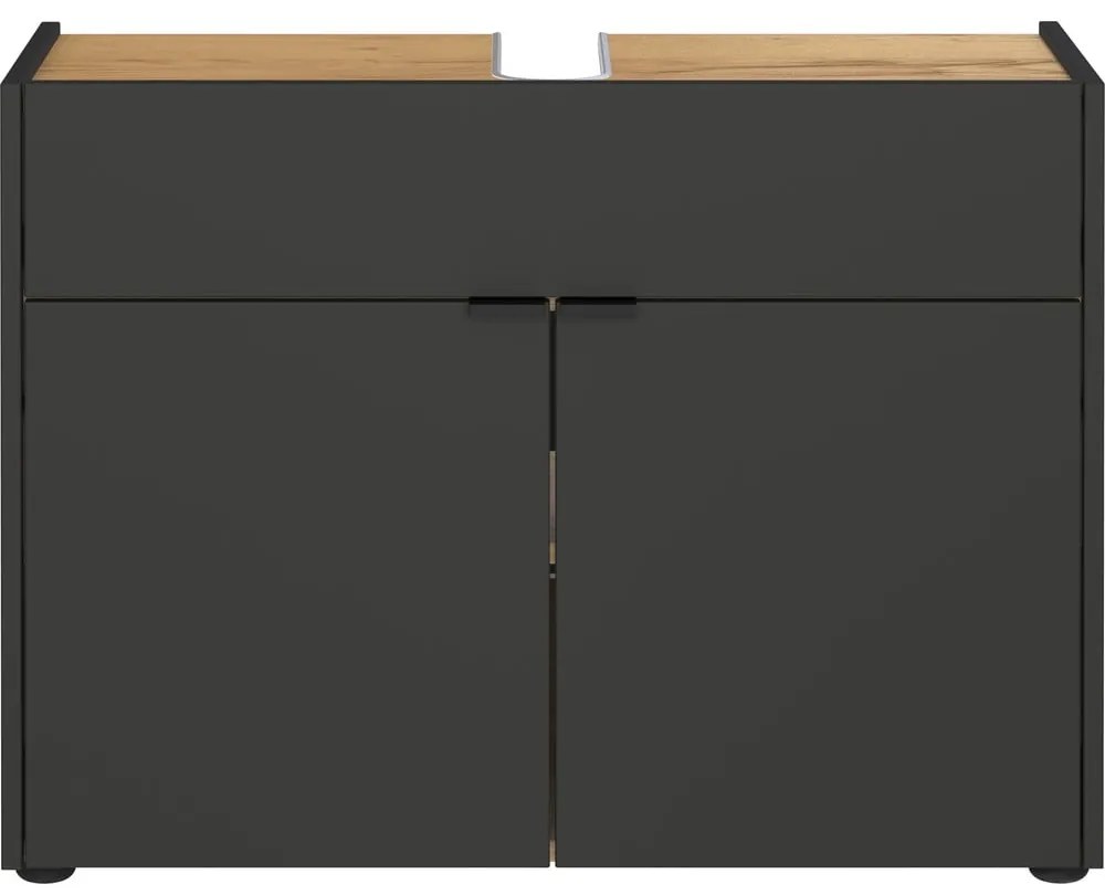 Antracitszürke fürdőszobai bútor szett Forano – Germania