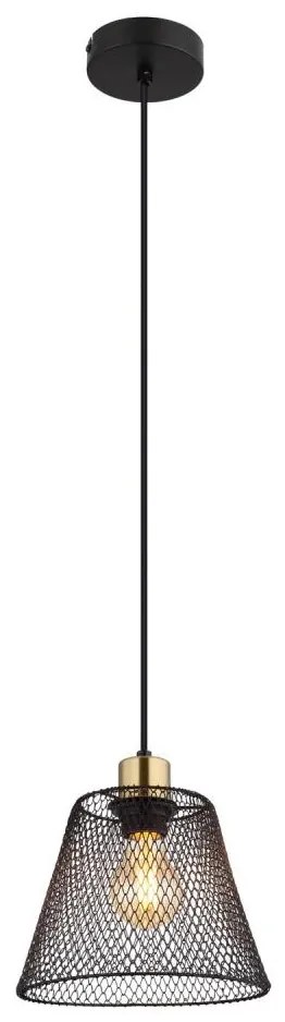 Globo 15646H - Csillár zsinóron BAKU 1xE27/40W/230V átm. 20 cm