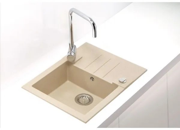 ALVEUS 1090950 - Mosogató ROCK 59,5x47,5 cm gránit/bézs