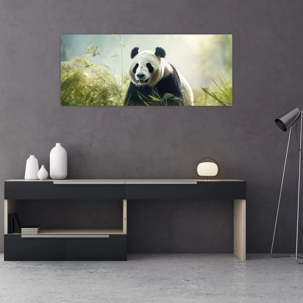 Kép - Panda (120x50 cm)