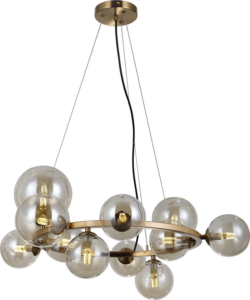 Italux modern függeszték canello borostyán mézédes sárgaréz itxpnd-406007-11-hbr